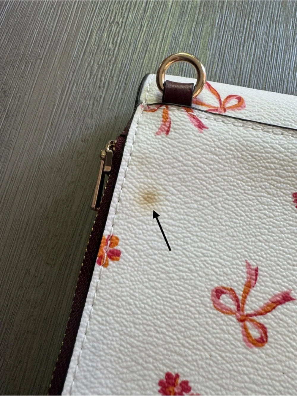 Coach Bow Print Cell Phone Crossbody - Picture 7 of 15